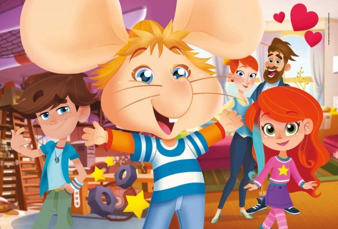 Puzzle CLEMENTONI Myšiak Gigio MAXI 60 dielov