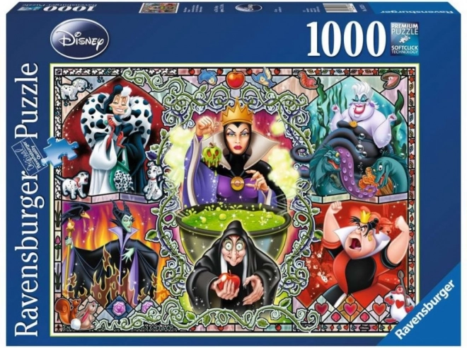 Ravensburger puzzle Disney: Zlé ženy 1000 dielikov