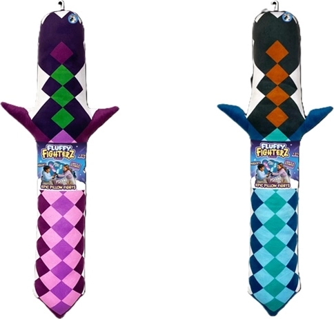 Fluffy Fighterz plyšový meč so svetelnými a zvukovými efektmi - 1 kus