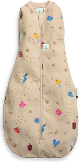 ErgoPouch zavinovačka a spací vak 2v1 cocoon birthday blobs 6–12 mesiacov, 1 tog