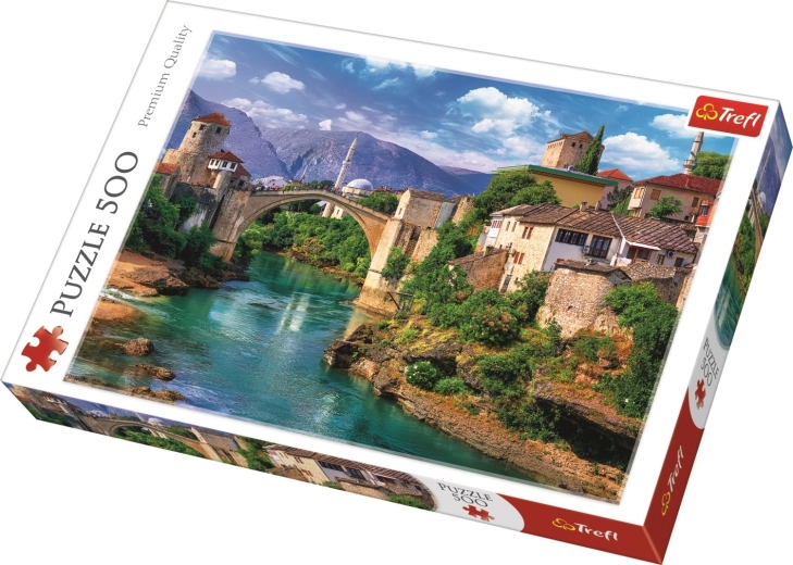 Puzzle 500 dielikov Starý most v Mostare, Bosna a Hercegovina – Trefl
