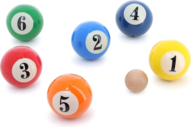Vilac drevená hra pétanque v štýle biliardu