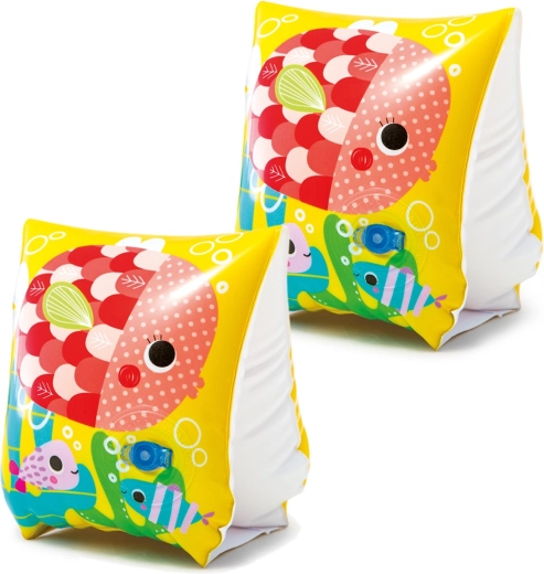 Nafukovacie rukávniky s rybkami 23 × 15 cm INTEX