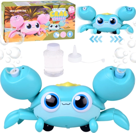 Krabí automat na mydlové bubliny s pohybom a svetlami