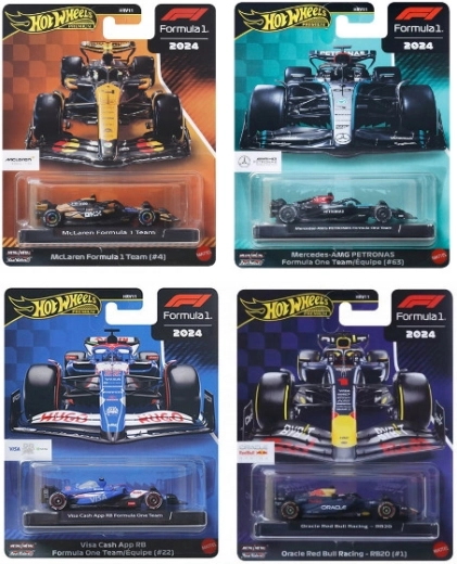 Hot Wheels Premium formula 1 – kovový zberateľský model