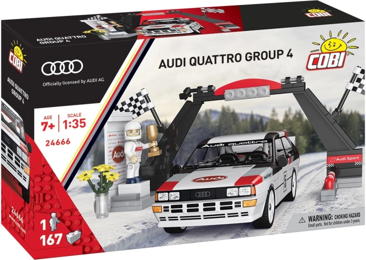 Cobi Audi Quattro Group 4 (1981) stavebnica 1:35