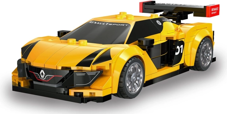 Stavebnica CaDA Renault Sport RS.01 1:24 žltá