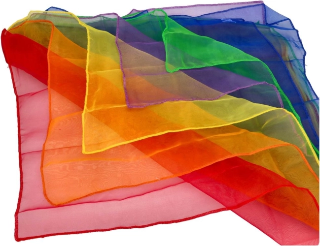 Súprava žonglérskych šatiek Goki 6 ks