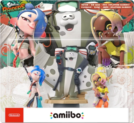 Amiibo Splatoon Raiders Shiver, Frye a Big Man - 1 kus