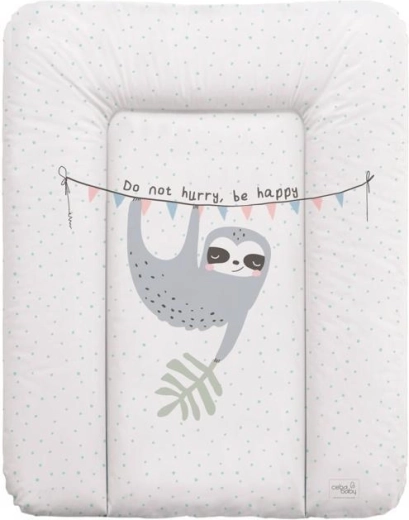 Ceba Baby mäkká prebaľovacia podložka na komodu 50 × 70 Candy Andy Lazy