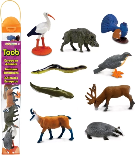 Safari Ltd. tuba – zvieratá Európy
