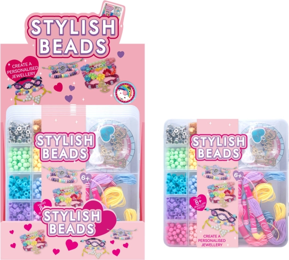 Sada na tvorbu náramkov s korálkami a príveskami