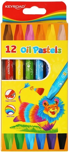 Olejové pastely Keyroad – sada 12 farieb