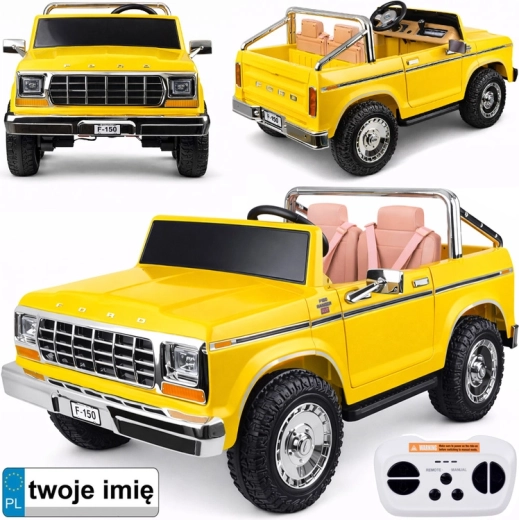 Elektrické autíčko pre deti FORD Bronco Pickup pre dvoch