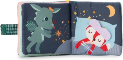 Lilliputiens - kúzelník dráčik Joe - textilná knižka s hryzátkom