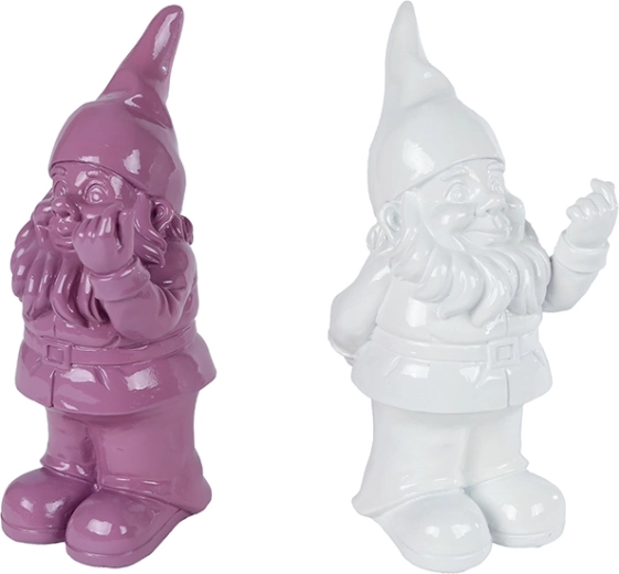 Porcelánová pokladnička trpaslík – keramická dekorácia a úložisko mincí