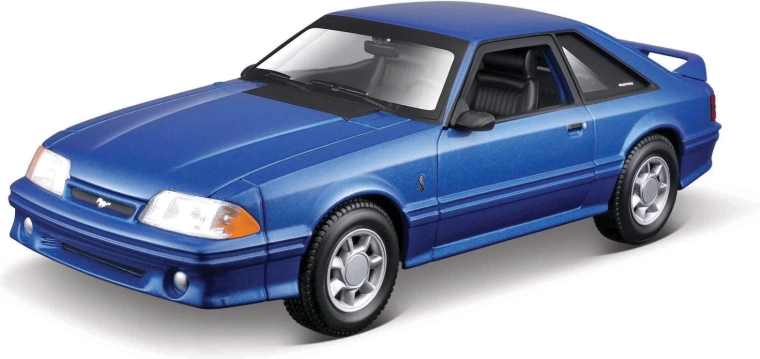 Maisto 1993 Ford Mustang SVT Cobra metalická modrá 1:24