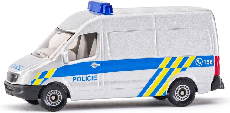 Siku policajná dodávka VAN – česká verzia