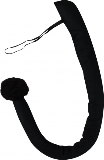 čertovský filcový chvost s tvarovacím drôtikom