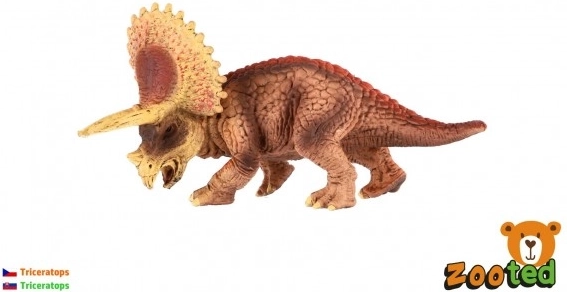 Malý plastový triceratops 14 cm