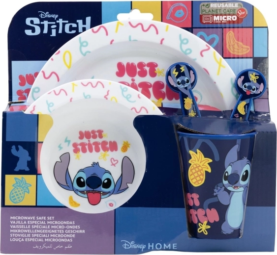 Detská jedálenská sada 5v1 STITCH