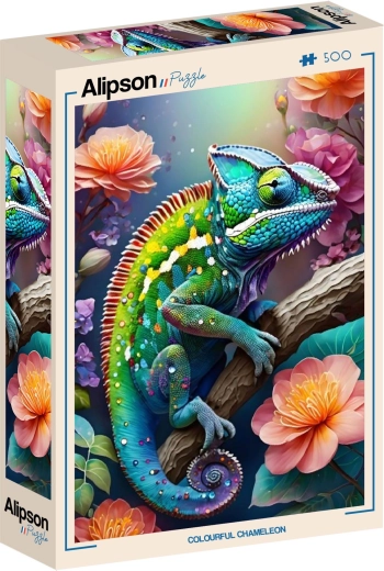 Alipson puzzle Farebný chameleón 500 dielikov