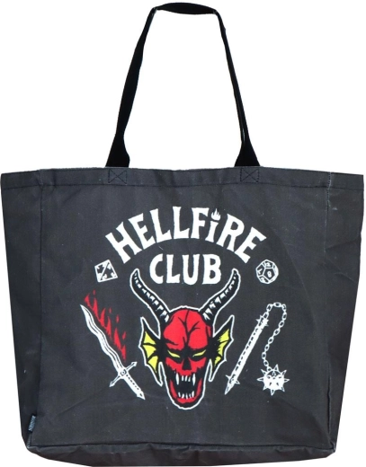 Látková nákupná taška XL Stranger Things Hellfire Club - 1 kus