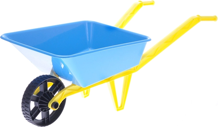 Detské plastové koliesko na piesok 72 × 29 × 25 cm – modré