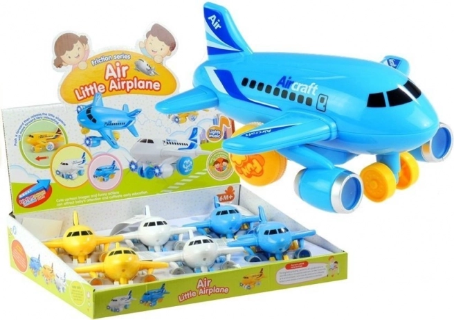 hračka lietadlo s pohonom, svetelnými a zvukovými efektmi