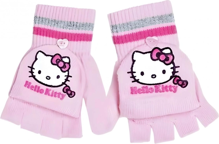 Rukavice 2 v 1 Hello Kitty - 1 kus