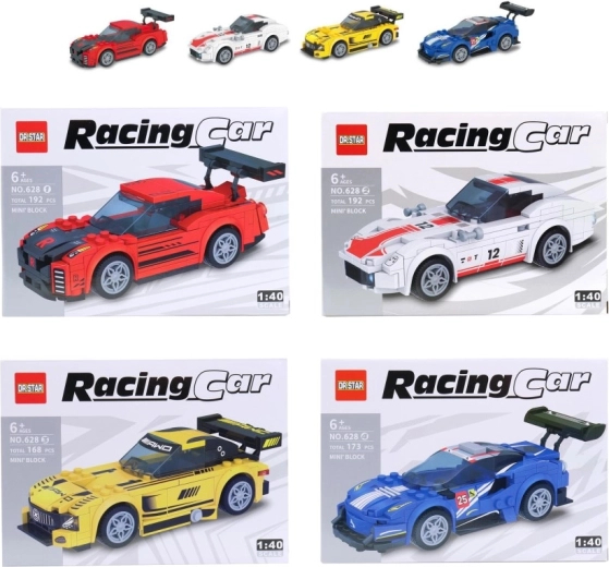 Kocky stavebnice – pretekárske auto