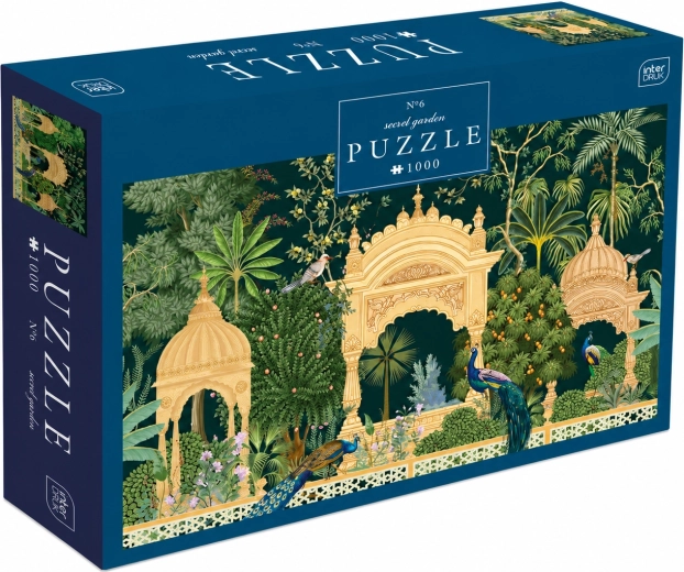 INTERDRUK Puzzle Secret Garden: Páví palác, 1000 dielikov
