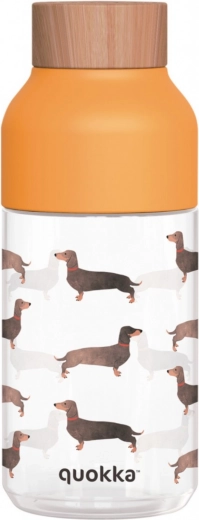 Fľaša na pitie Quokka Ice s motívom jazvečíkov 570 ml