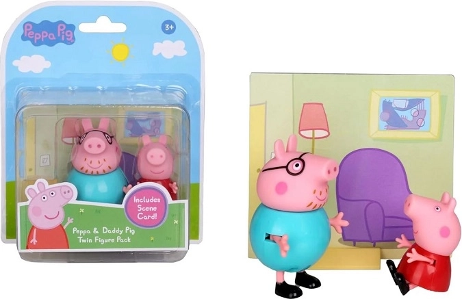 Peppa Pig sada figúrok Peppa a ocko
