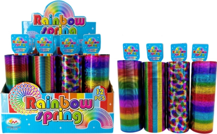 Veľká plastová dúhová pružina Rainbow Spring