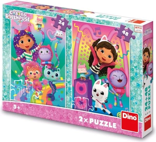 Detské puzzle Disco párty 24+48 dielikov
