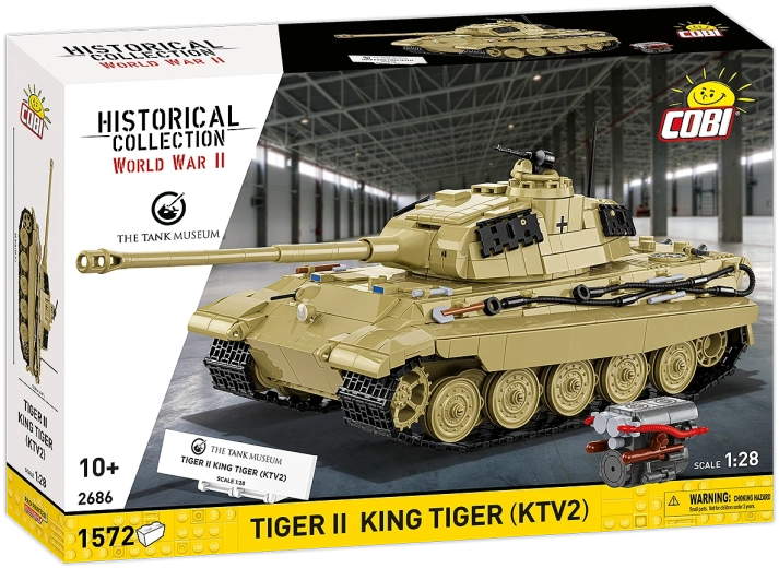 Cobi Tiger II King Tiger (KTV2) 1:28 stavebnica