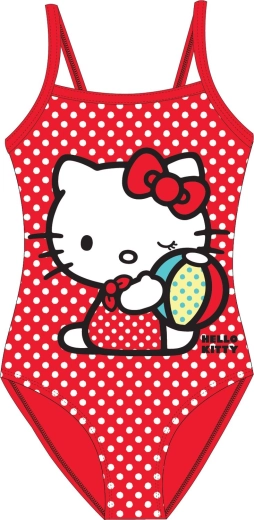Hello Kitty dievčenské plavky 104–134 cm - 1 kus