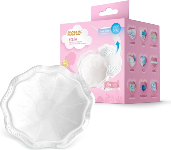 Neno Stella ultratenké laktačné vložky do podprsenky - 60 ks