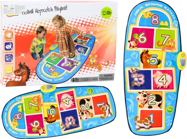 Tanečná podložka Interaktívna hra Zvieratá 8 melódií