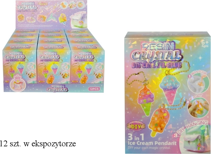 Kreatívna sada na výrobu gélových príveskov z živice