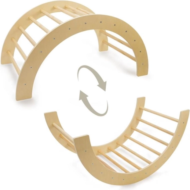 Lezecký oblúk 2v1 prírodný pre deti