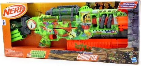 Nerf Zombie Corrupter – šípkový blaster so zásobníkom