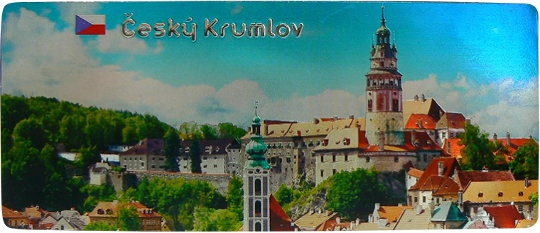 Magnetka Český Krumlov – štýlový suvenír