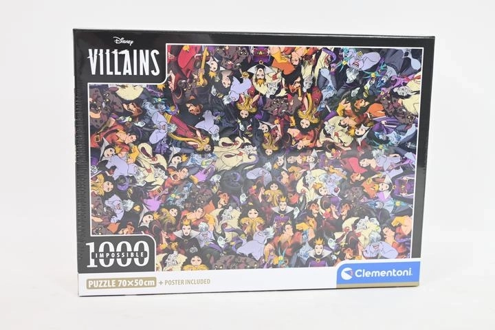 Puzzle Clementoni Impossible Disney zloduchovia 1000 dielikov