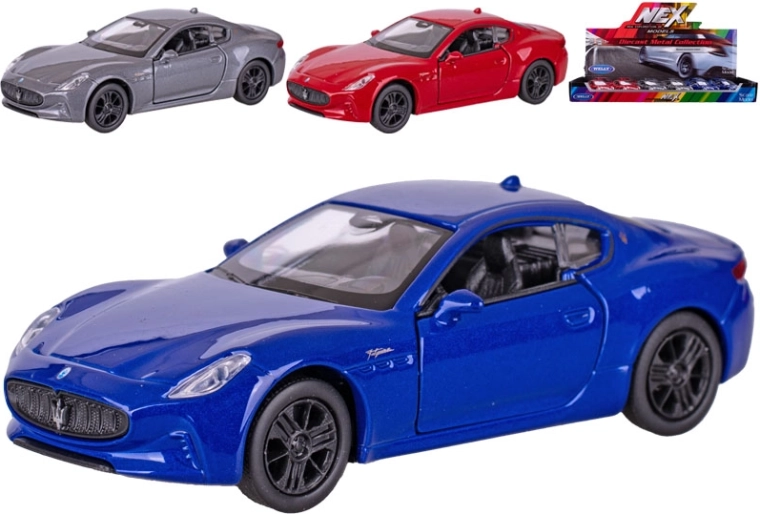 Welly Maserati GranTurismo Folgore kovový model 1:34 so spätným chodom
