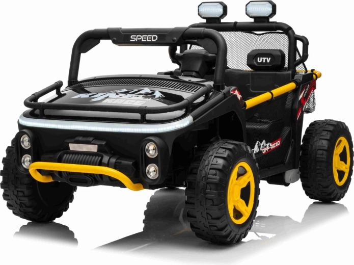 Detské elektrické auto buggy UTV SPEED 24V, čierne