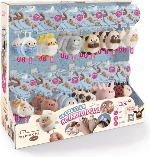 Nici MyMochi Minis Series 3 – displej s príveskami 5 cm, 36 ks, mix