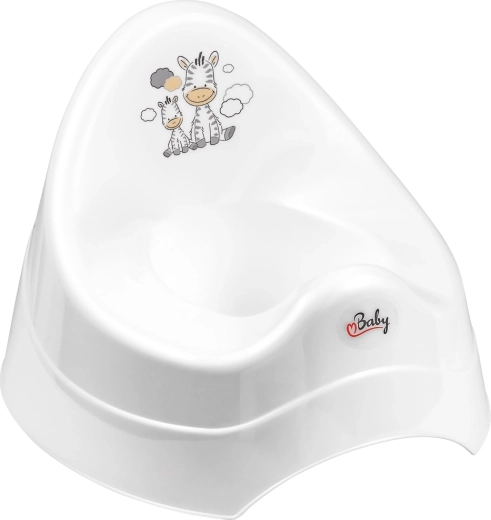 Maltex nočník s hudbou Zebra – biely