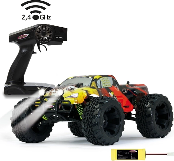 Jamara Tiger monster truck na diaľkové ovládanie 4WD 1:10 2,4 GHz s LED (NiMH) - 1 kus